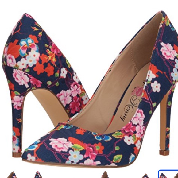 Penny Loves Kenny Women\'s Opus SF Pump Blue Multi Floral 💐 main image 4